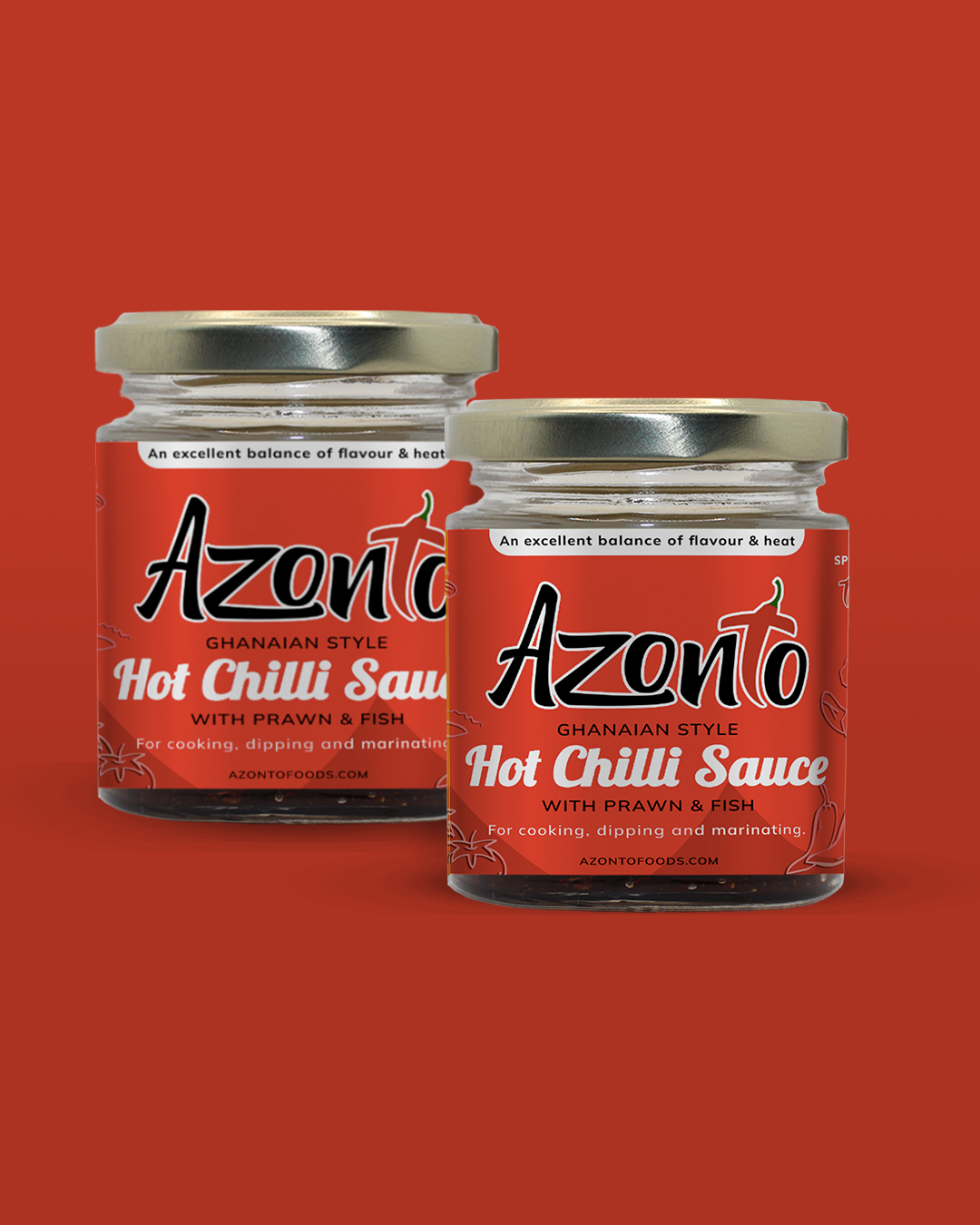 Pre-Order Hot Ghana Style Chilli Sauce (Pack of 2)