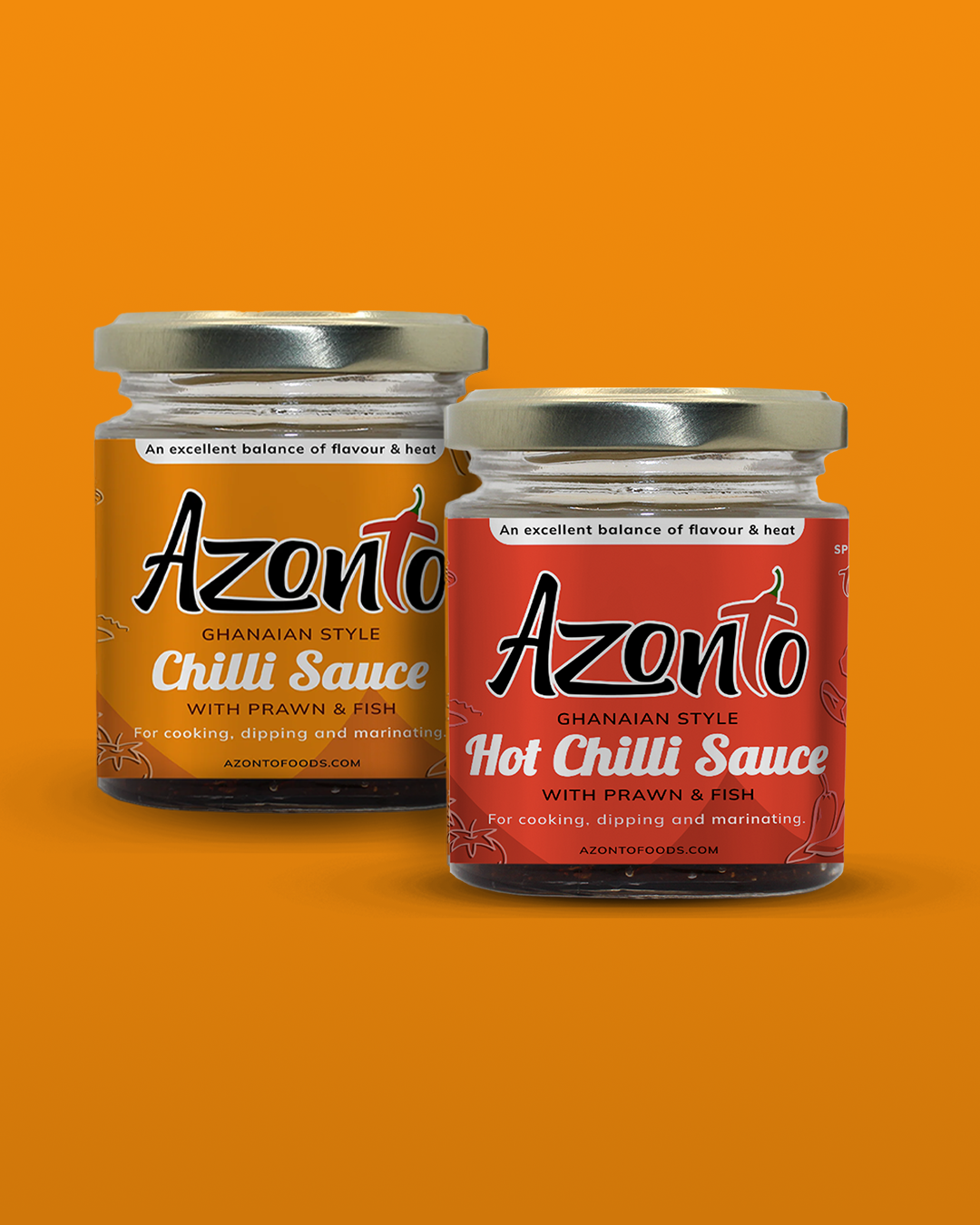 MIX AND MATCH Ghana Style Chilli Sauce (Pack of 2)