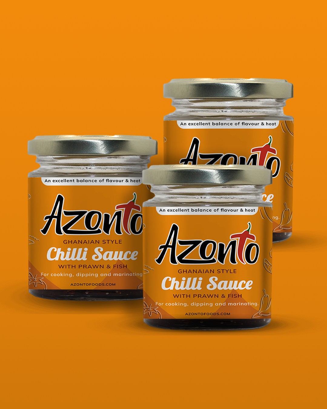 Pre-Order Mild Ghana Style Chilli Sauce (Pack of 3)