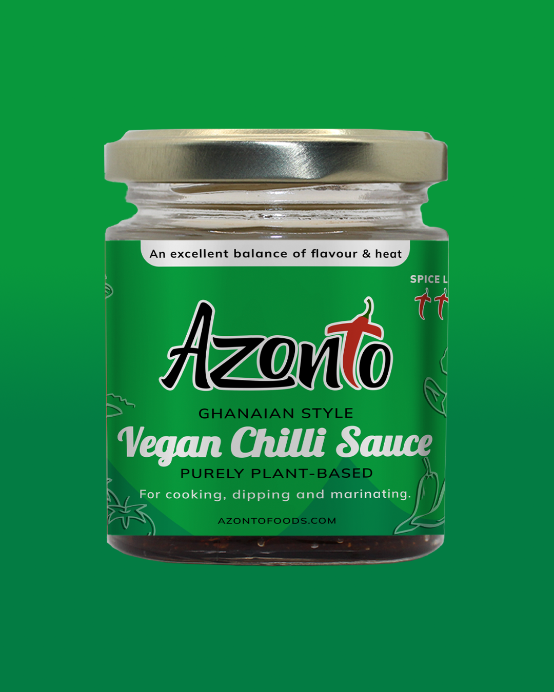 Pre-Order Vegan Ghana Style Chilli Sauce (Pack of 3)