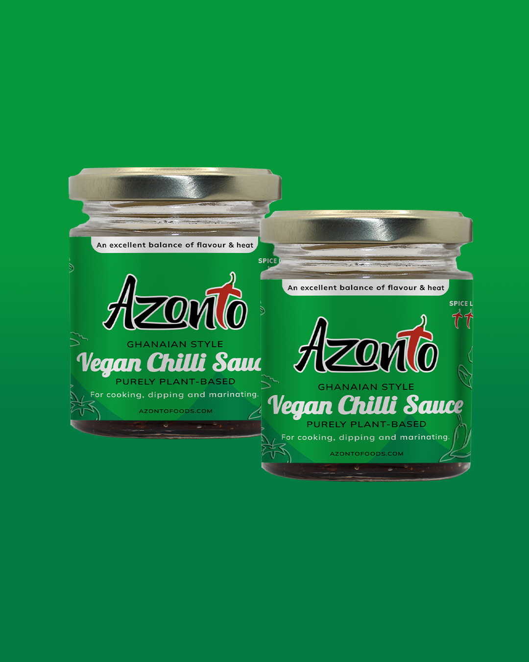 Pre-Order Vegan Ghana Style Chilli Sauce (Pack of 2)